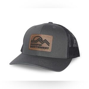 Northwest vibes supply Co.Kingston trucker hat charcoal/black snapback